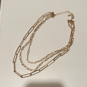 Gold Layered Chain Necklace